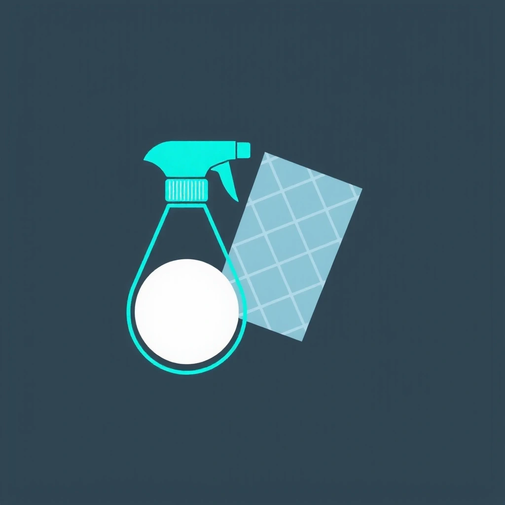 Cleaning tools abstract art