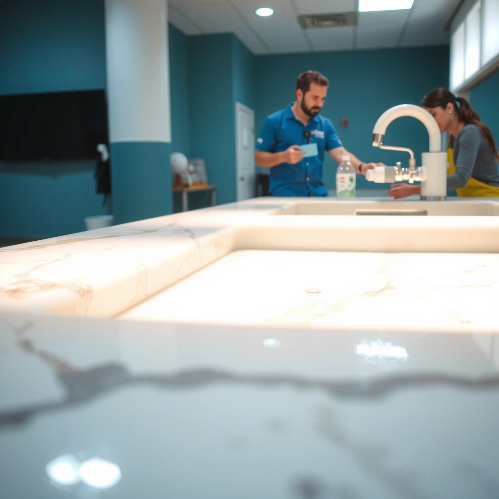 Polished marble surface texture