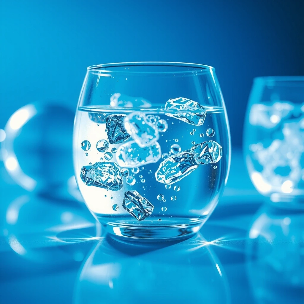 Sparkling glass texture